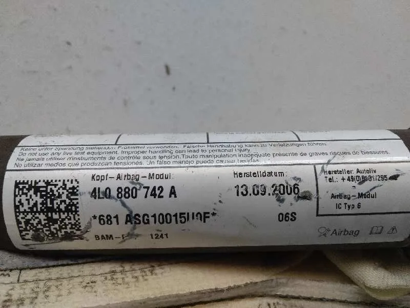 Airbag Cortina Delantero Derecho para Audi Q7 (4L)
