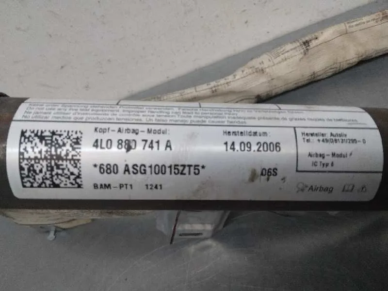 Airbag Cortina Delantero Izquierdo para Audi Q7 (4L)