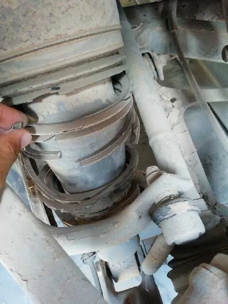 Amortiguador Trasero Izquierdo para Porsche Cayenne (Typ 9Pa)