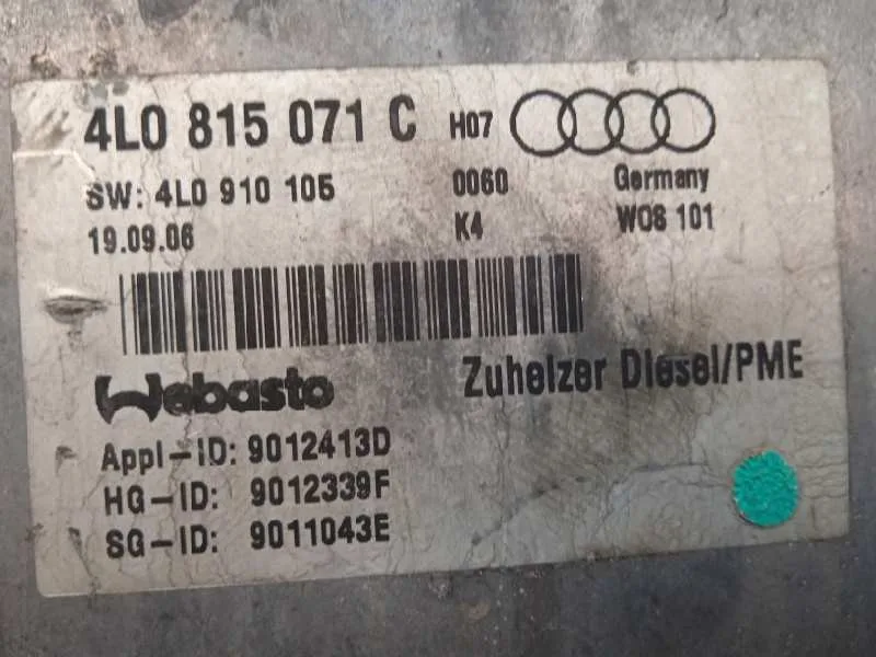 Motor Calefaccion para Audi Q7 (4L)