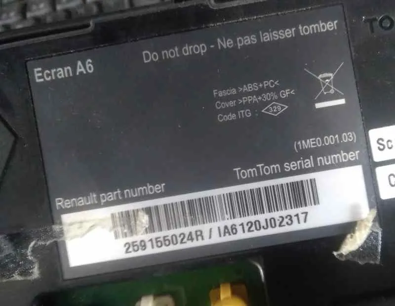 Display para Renault Clio Iii