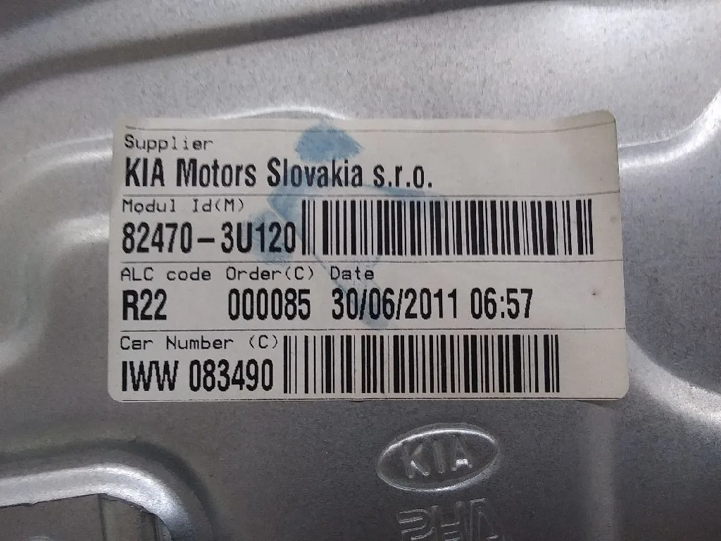Elevalunas Delantero Izquierdo para Kia Sportage