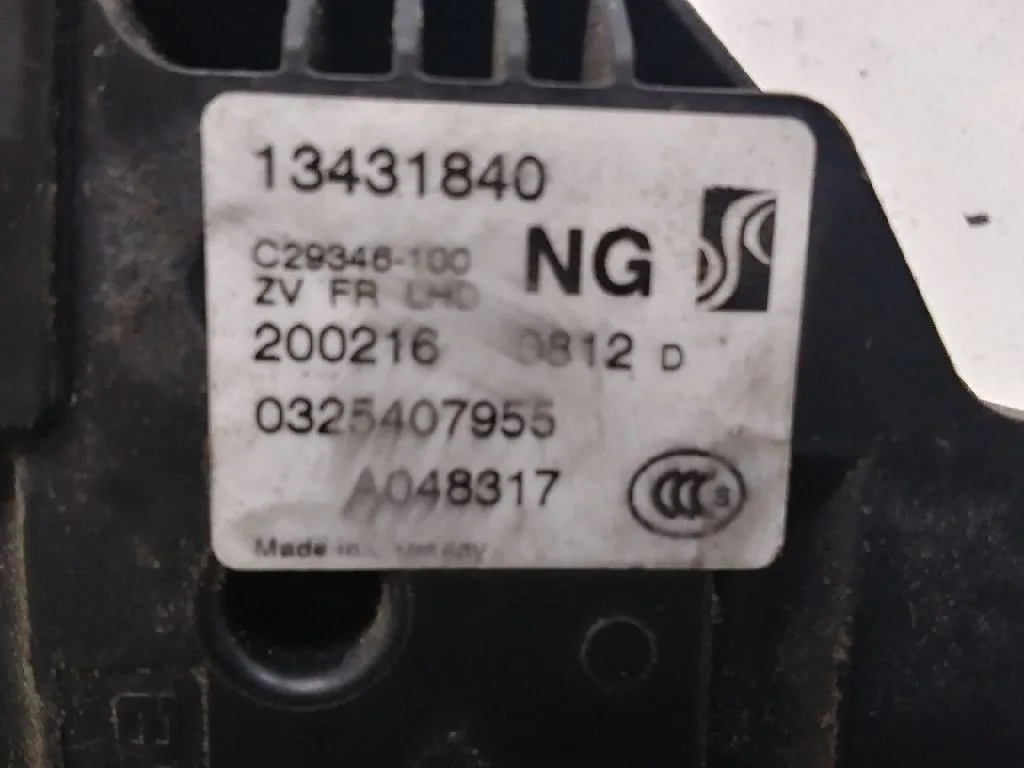 Cerradura Puerta Delantera Derecha para Opel Corsa E