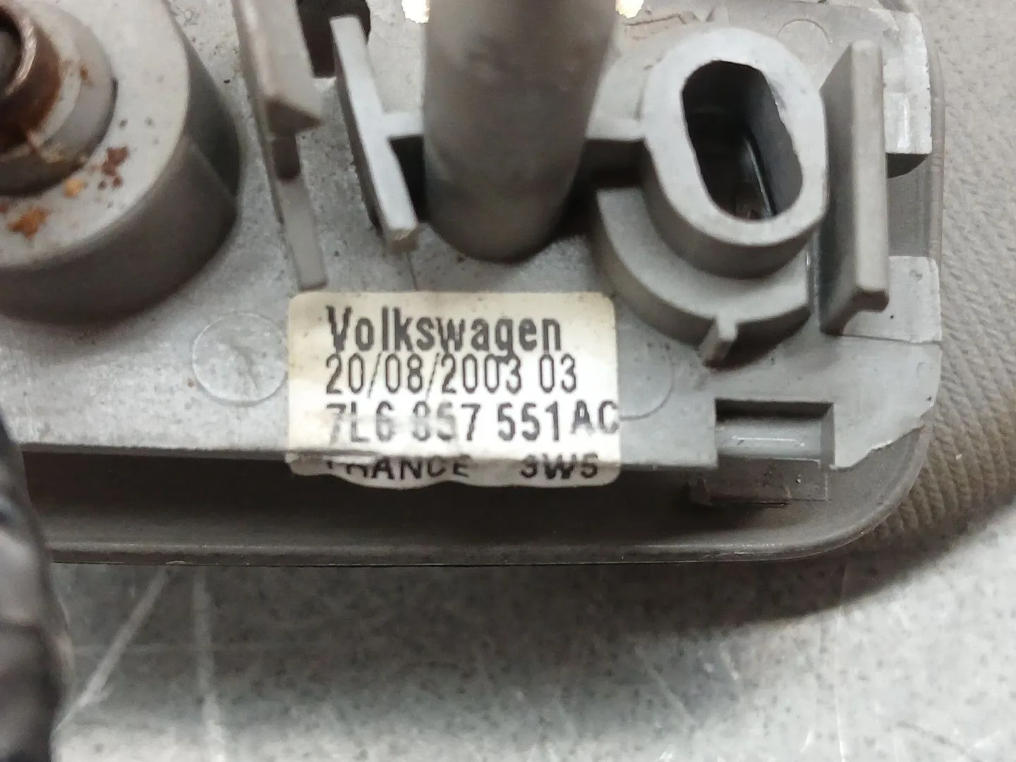 Parasol Derecho para Volkswagen Touareg (7La)