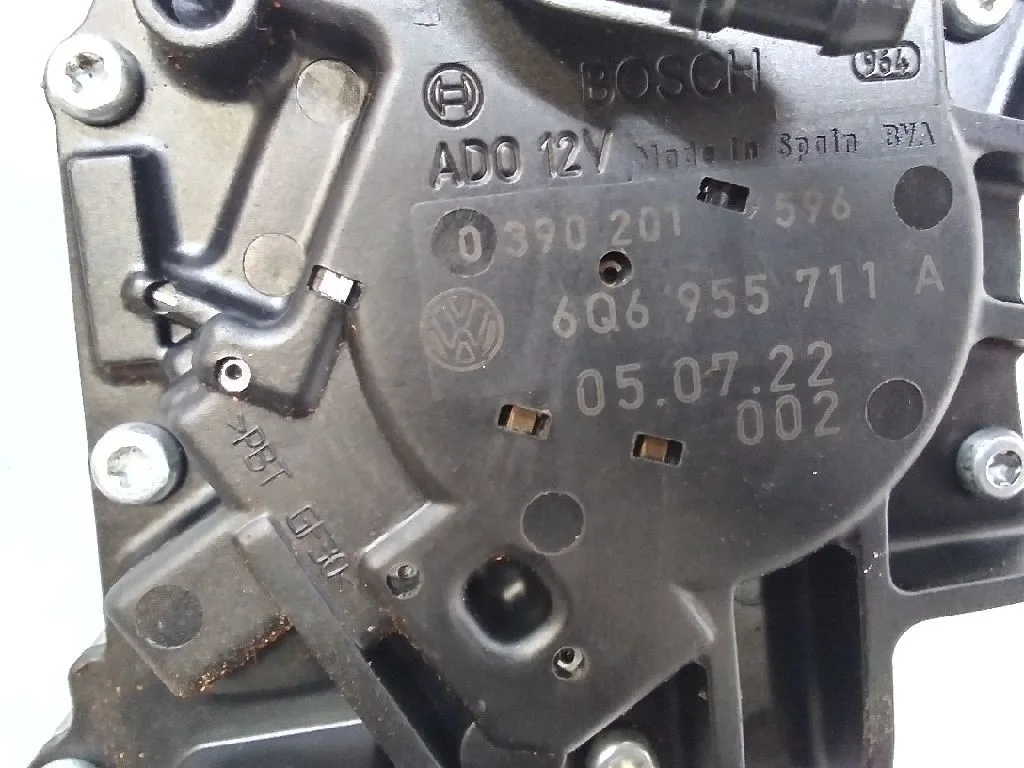 Motor Limpia Trasero para Volkswagen Polo (9N3)