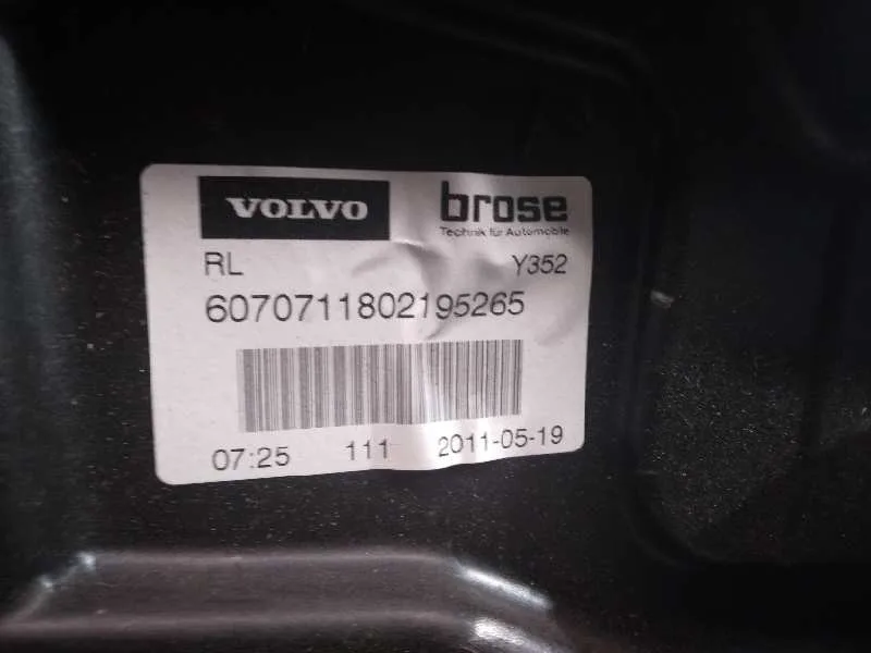 Elevalunas Trasero Izquierdo para Volvo V60 Kombi