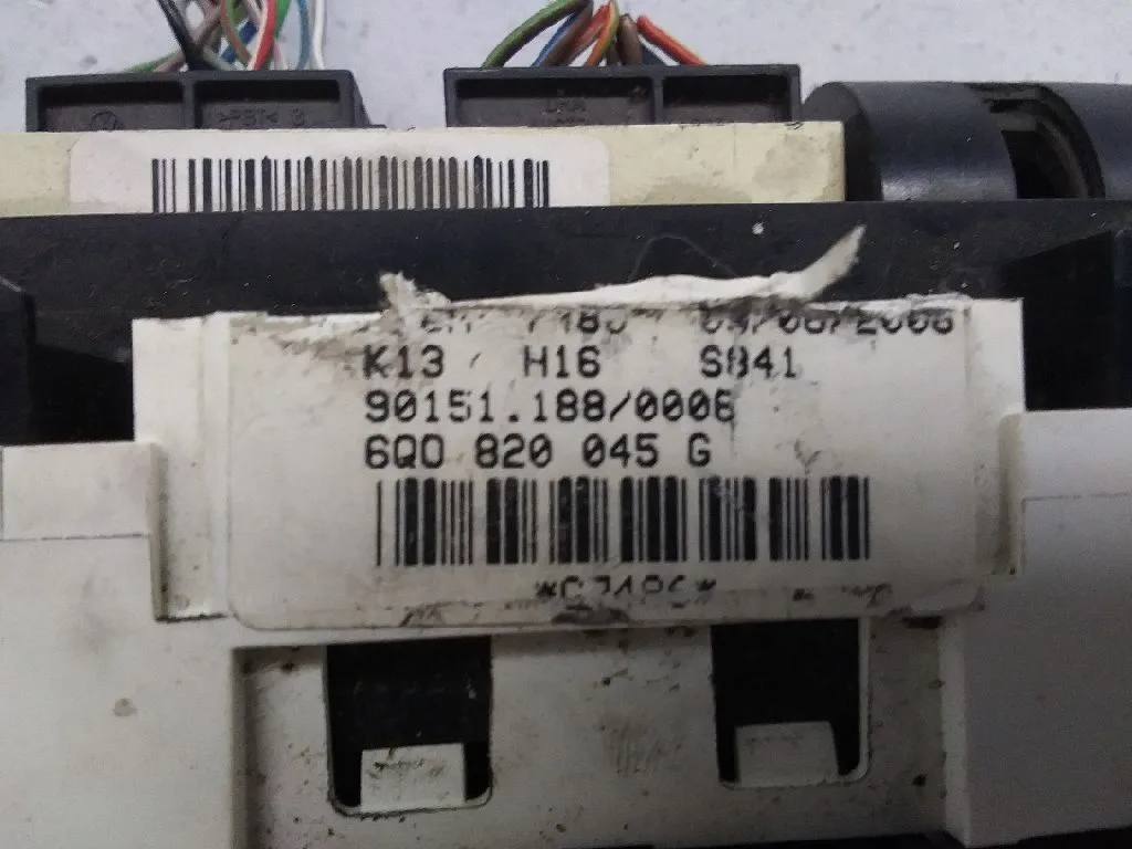 Mando Calefaccion / Aire Acondicionado para Volkswagen Polo (9N3)