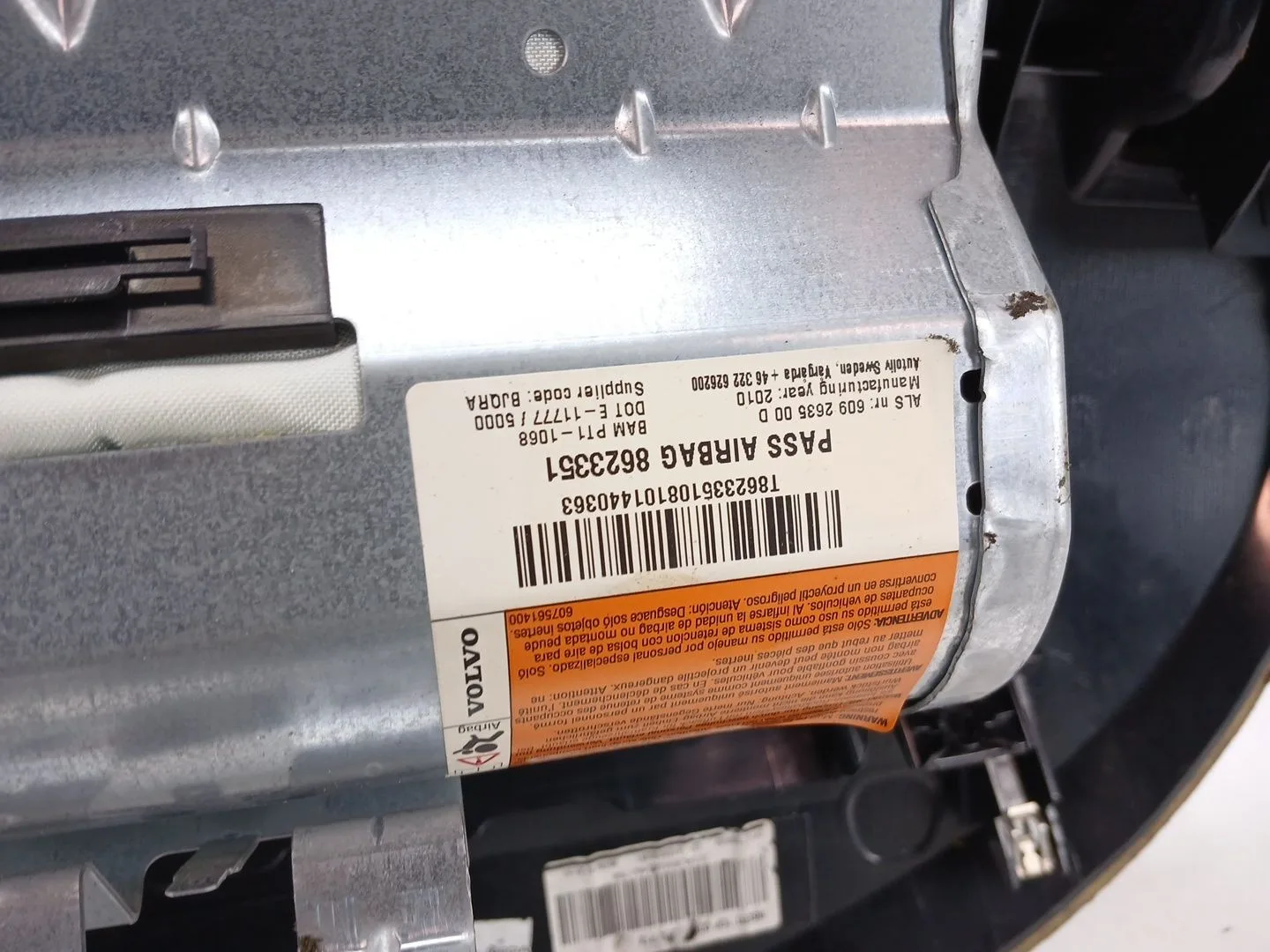 Kit Airbag para Volvo C30