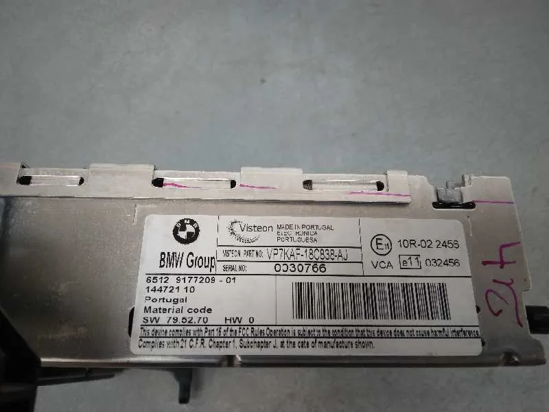 Sistema Audio / Radio Cd para Bmw Serie 3 Berlina (E90)