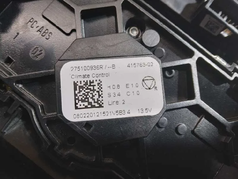 Mando Climatizador para Renault Captur Ii