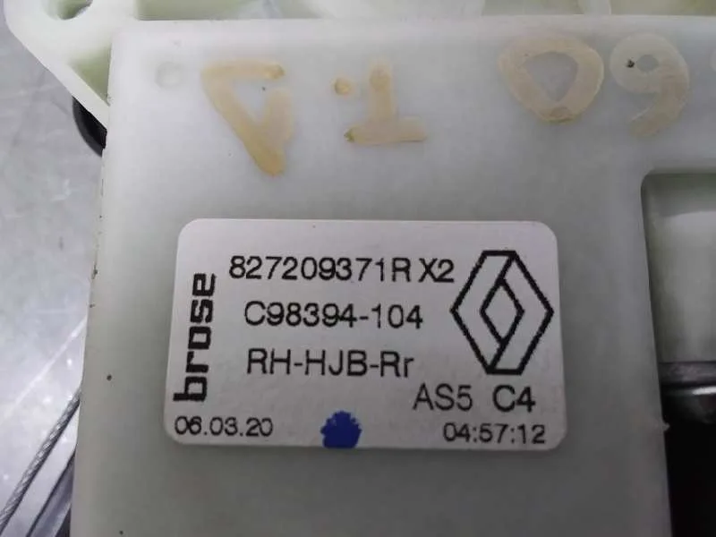 Elevalunas Trasero Derecho para Renault Captur Ii