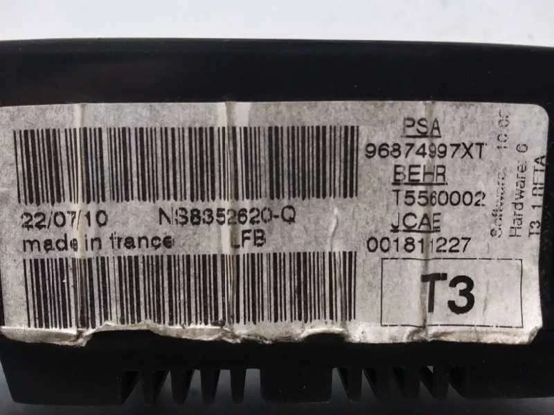 Mando Climatizador para Peugeot 206+