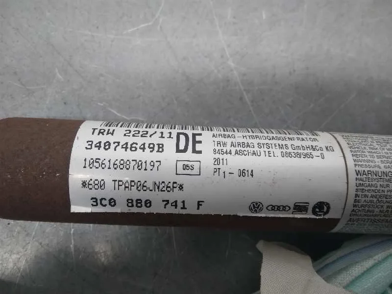 Airbag Cortina Delantero Izquierdo para Volkswagen Passat Variant (365)