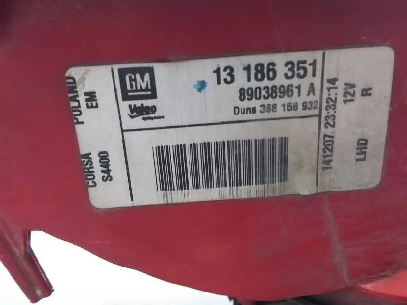 Piloto Trasero Derecho para Opel Corsa D