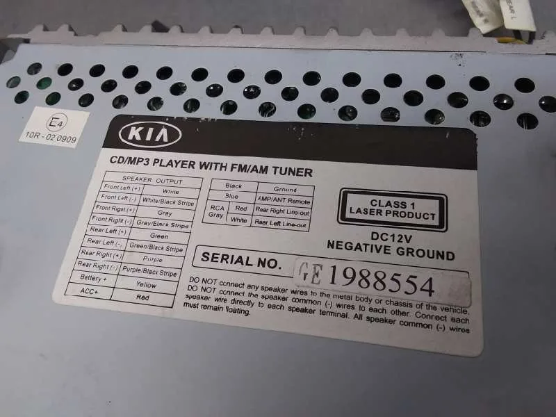 Sistema Audio / Radio Cd para Kia Carnival