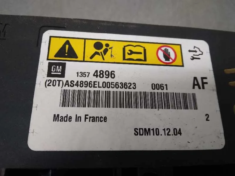 Centralita Airbag para Opel Astra J Lim.