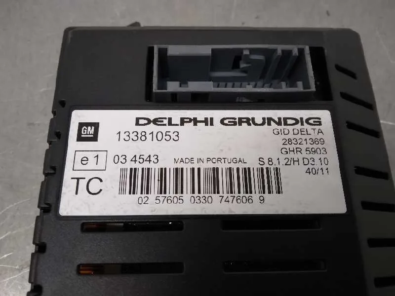 Pantalla Multifuncion para Opel Zafira B