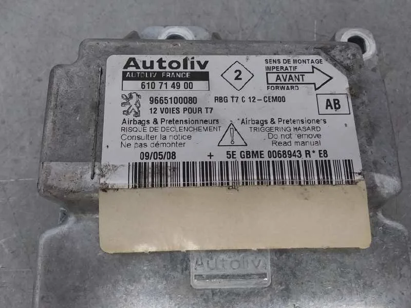 Centralita Airbag para Peugeot 308