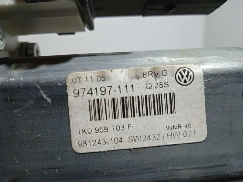 Motor Elevalunas Trasero Izquierdo para Volkswagen Passat Berlina (3C2)