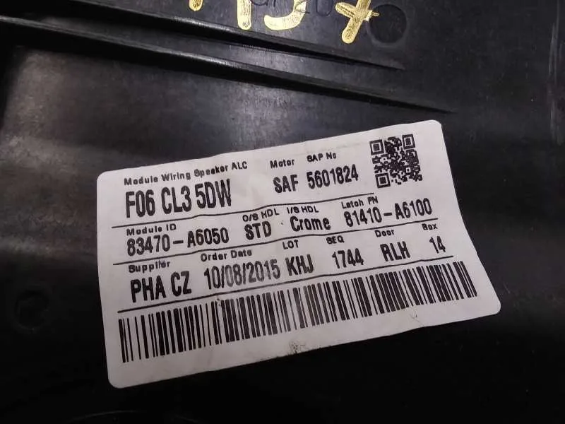 Elevalunas Trasero Izquierdo para Hyundai I30 (Gd)