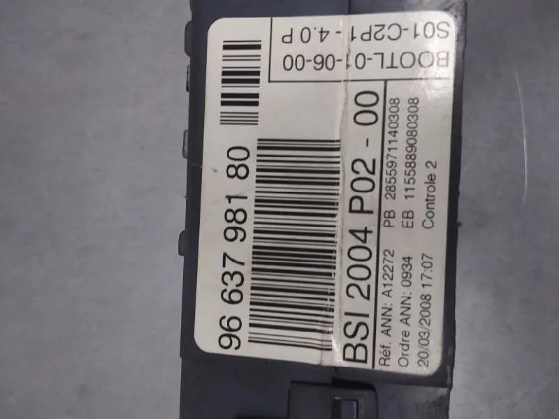 Centralita Bsi para Peugeot 308