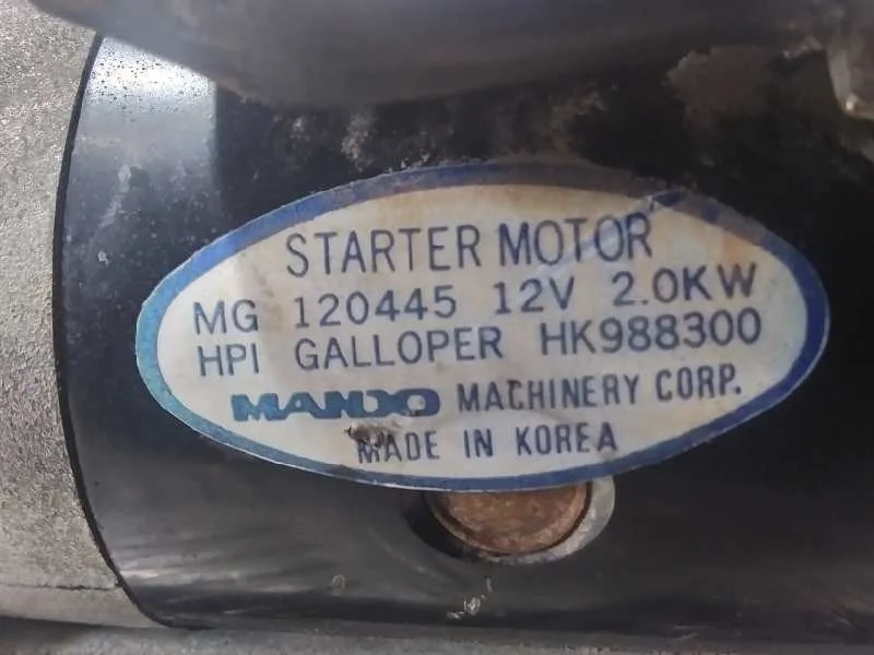 Motor Arranque para Mitsubishi Galloper (Hyundai)