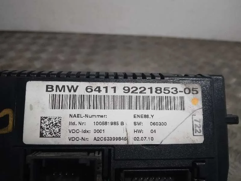 Mando Climatizador para Bmw Serie 1 Berlina (E81/E87)
