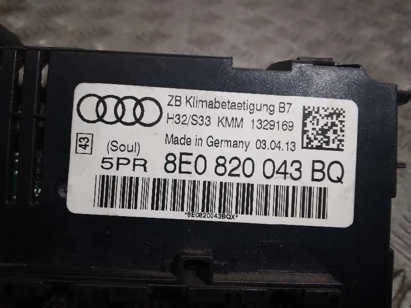 Mando Climatizador para Seat Exeo St (3R5)(2009>)