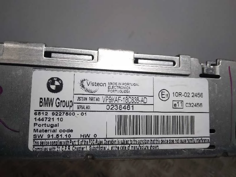 Sistema Audio / Radio Cd para Bmw Serie 1 Berlina (E81/E87)