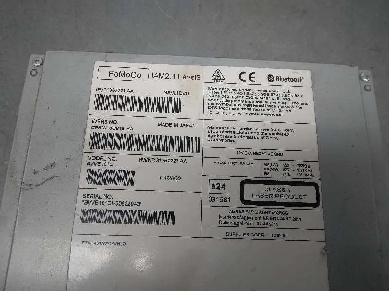 Sistema Audio / Radio Cd para Volvo S60 Lim.