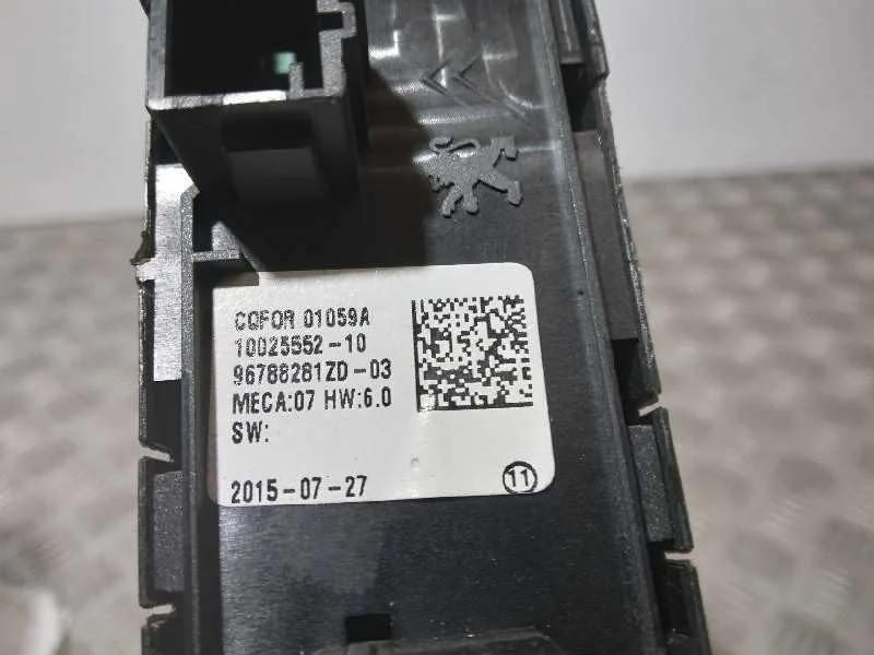 Mando Elevalunas Delantero Izquierdo para Citroën C4 Picasso