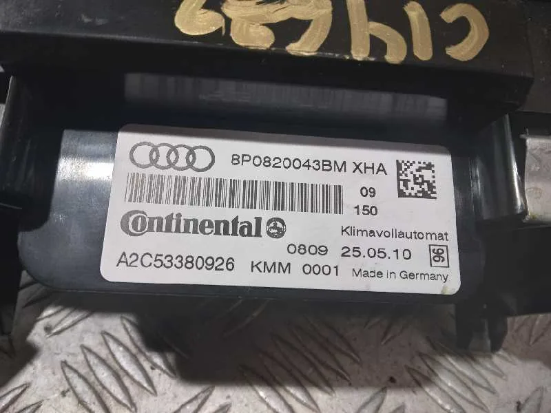Mando Climatizador para Audi A3 Sportback (8P)
