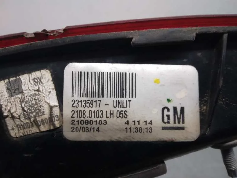 Piloto Trasero Derecho Interior para Opel Insignia Berlina