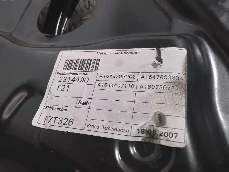 Elevalunas Trasero Izquierdo para Mercedes-Benz Clase M (W164)
