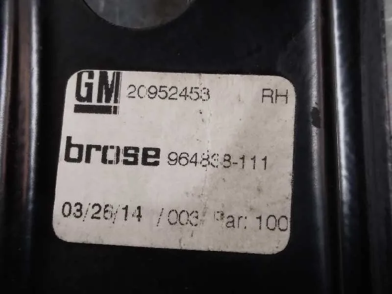 Elevalunas Delantero Derecho para Opel Insignia Berlina