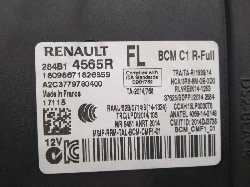 Centralita Bsm para Renault Megane Iv Grandtour