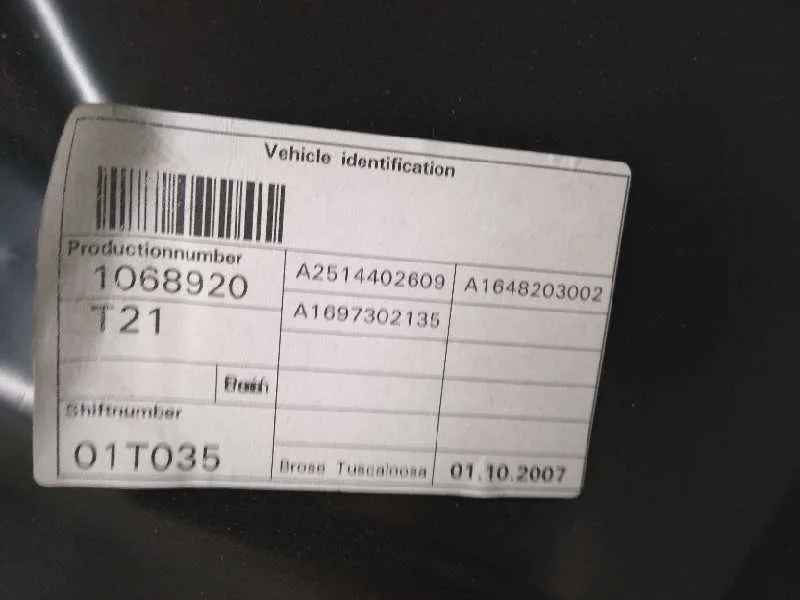 Elevalunas Trasero Izquierdo para Mercedes-Benz Clase R (W251)