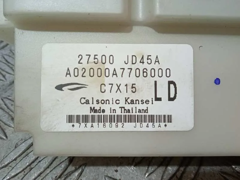 Mando Climatizador para Nissan Qashqai (J10)