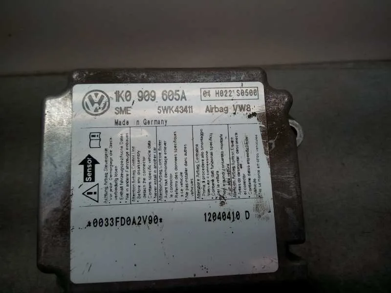 Centralita Airbag para Volkswagen Golf V Berlina (1K1)