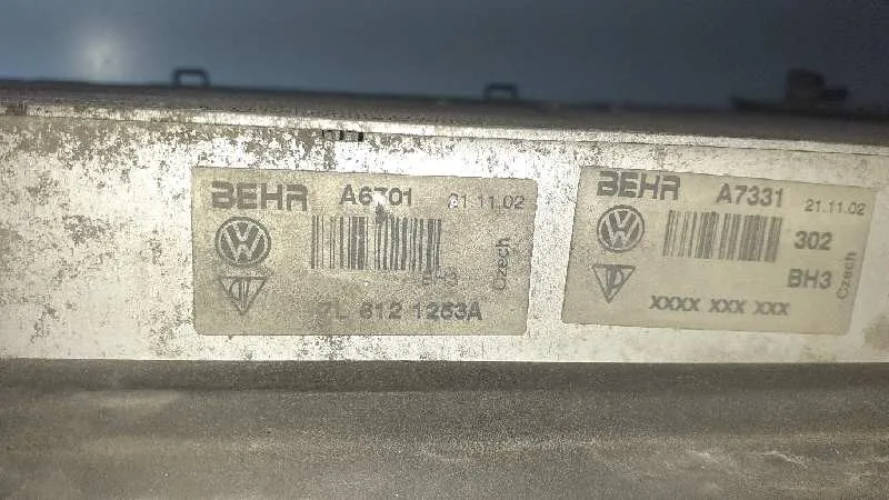 Radiador Agua para Volkswagen Touareg (7La)