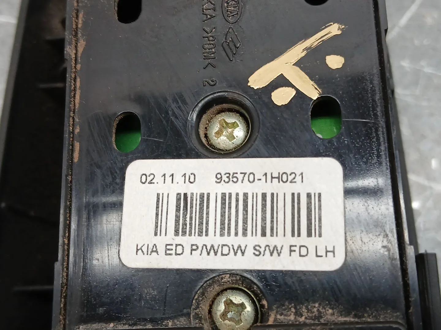 Mando Elevalunas Delantero Izquierdo para Kia Pro_Cee'd