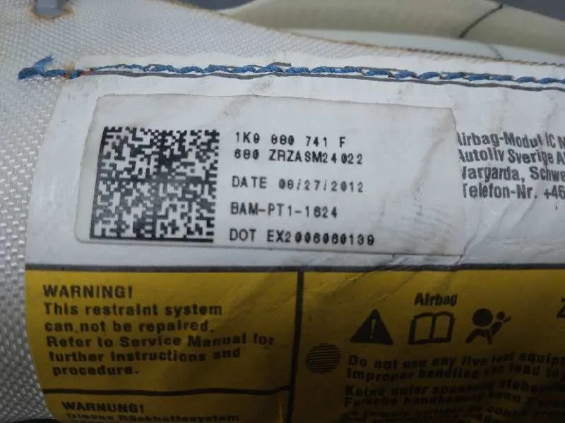 Airbag Cortina Delantero Izquierdo para Volkswagen Golf Vi Variant (Aj5)