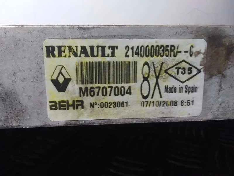 Radiador Agua para Renault Laguna Coupe