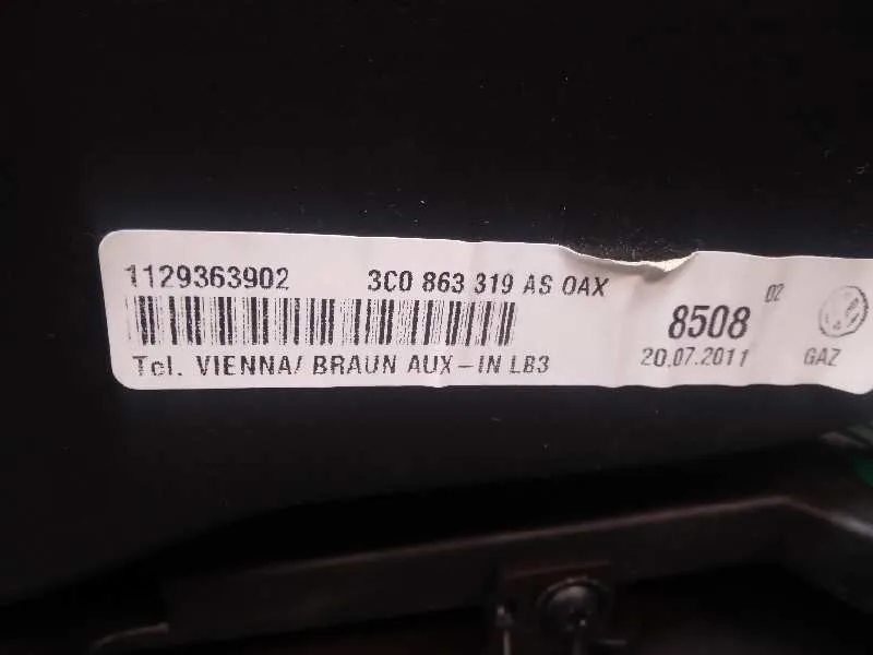 Apoyabrazos Central para Volkswagen Passat Berlina (3C2)