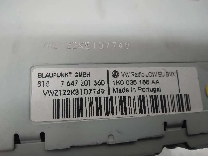 Sistema Audio / Radio Cd para Volkswagen Passat Berlina (3C2)