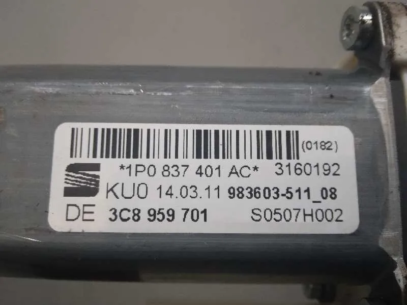 Motor Elevalunas Delantero Izquierdo para Seat Leon (1P1)