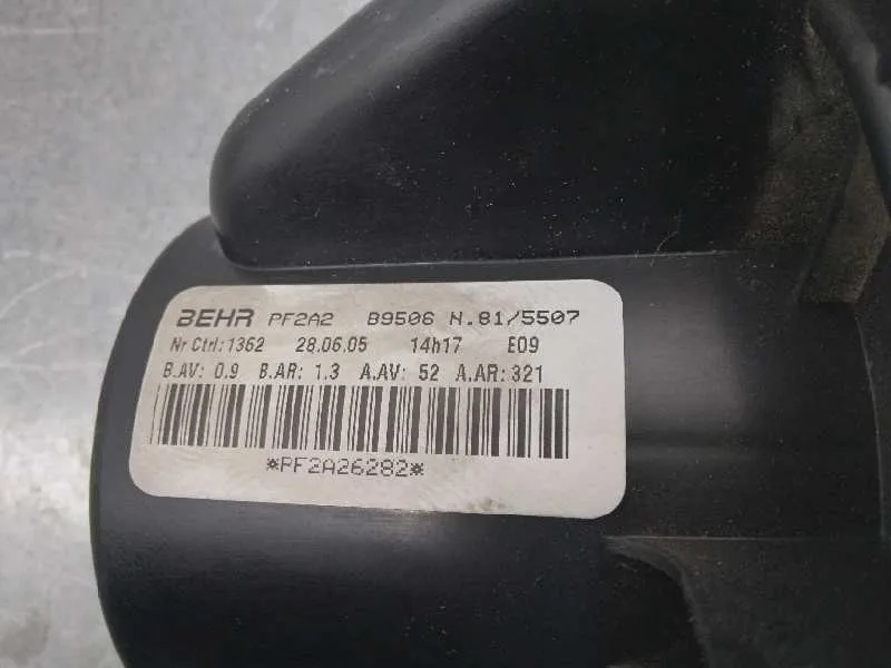 Motor Calefaccion para Peugeot 307 Berlina (S2)