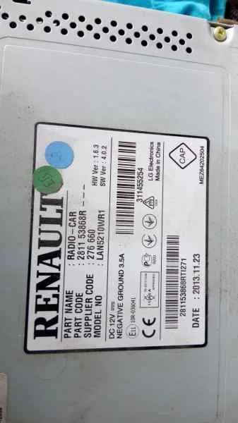 Sistema Audio / Radio Cd para Renault Clio Iv