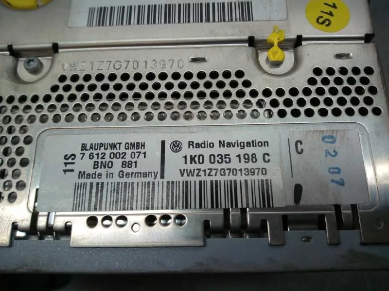 Sistema Navegacion Gps para Volkswagen Passat Berlina (3C2)