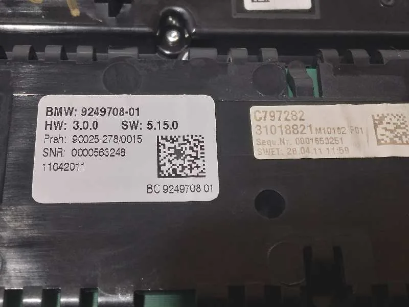 Mando Climatizador para Bmw Serie 5 Touring (F11)